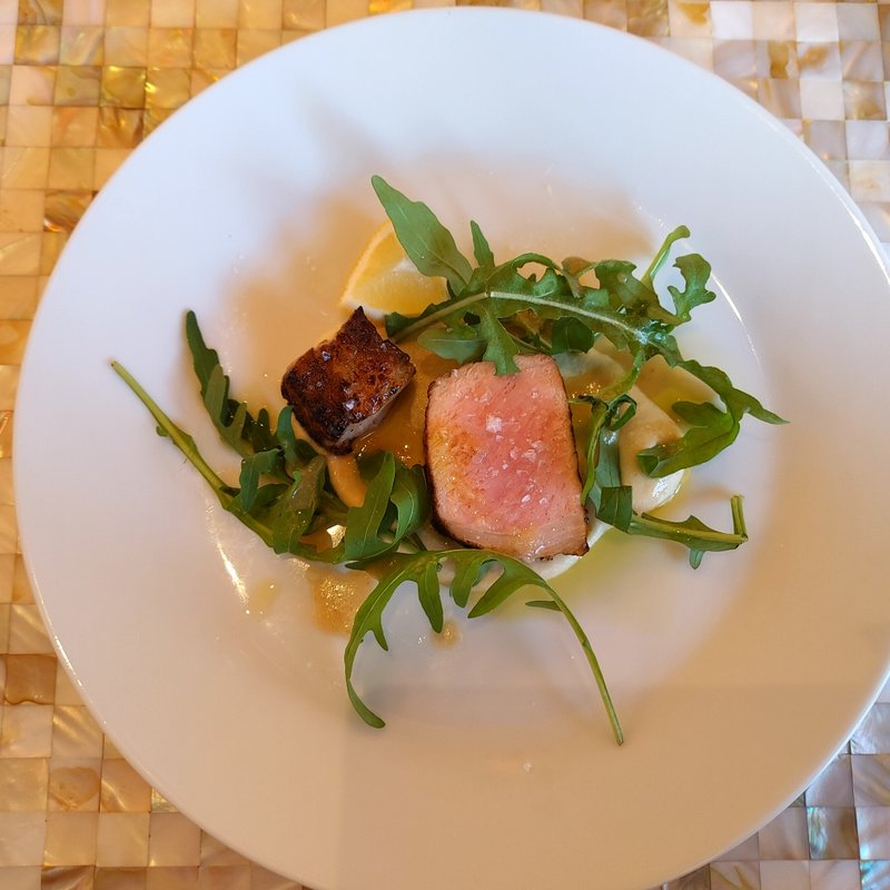 岩中豚の炭火焼き(Brianza Tokyo)