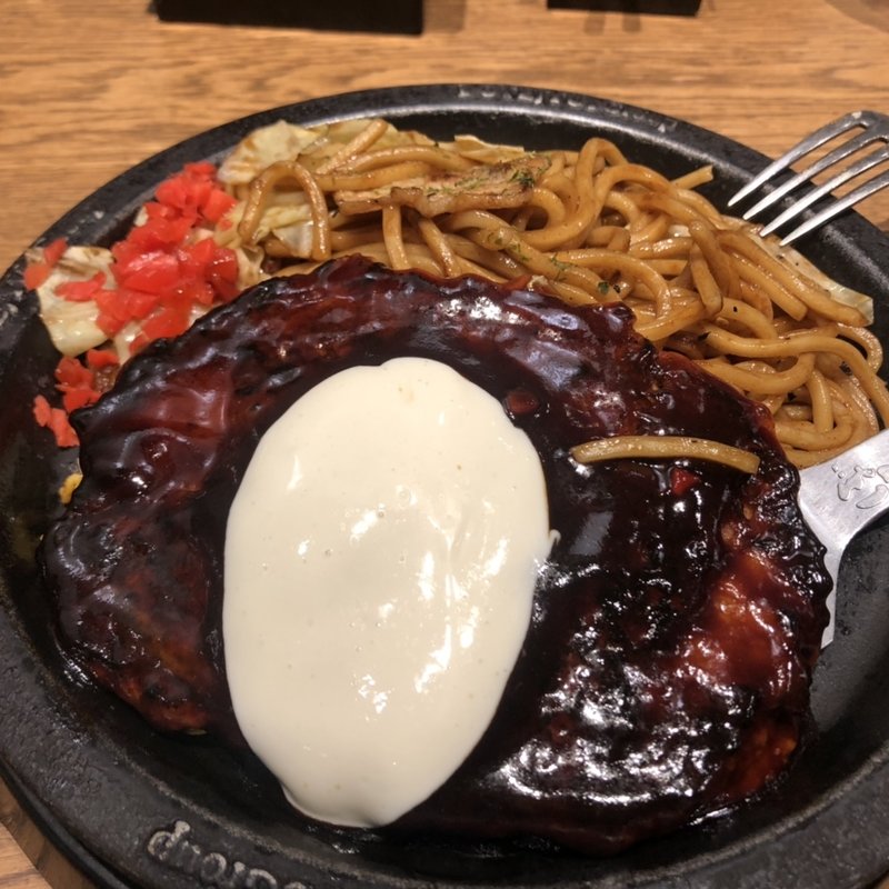 ハーフ&ハーフ コンビ焼ランチ(ぼてぢゅう　池袋東武)