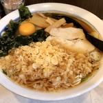 ラーメン＋たまご＋天かす(麺七 （【旧店名】そば一）)