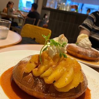 特製パンケーキ(anea cafe 八丁堀)