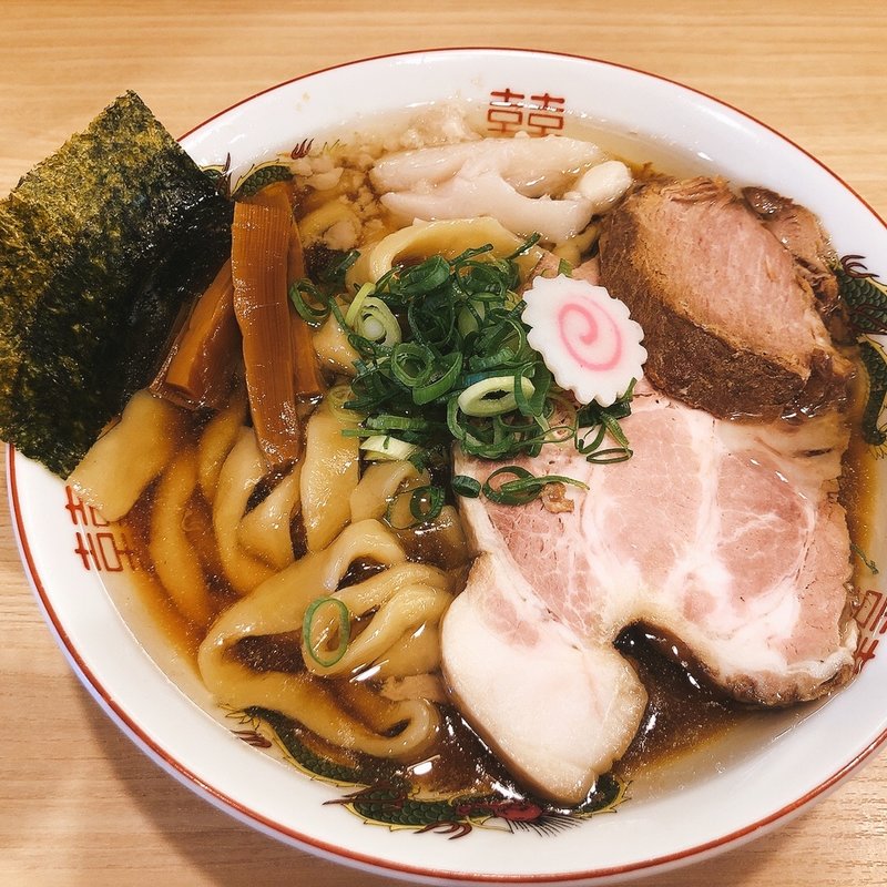 煮干しそば(麺や六等星)