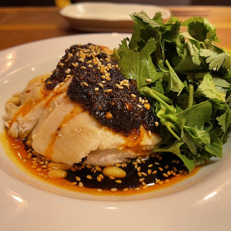 よだれ鶏(鉄板中華 福華)