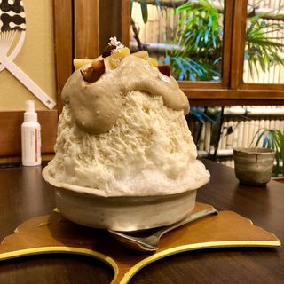 かき氷 和栗ん(廚菓子くろぎ)