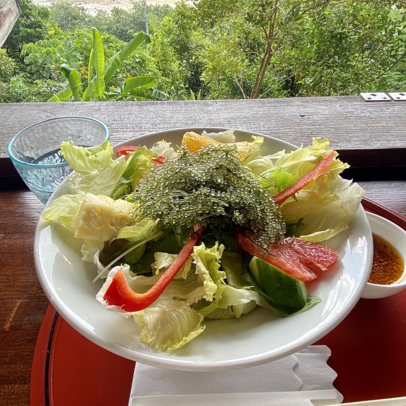 バジル冷麺(山の茶屋 楽水)