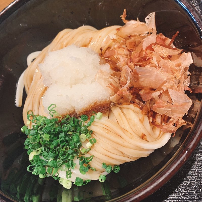 生醤油うどん(麺房花吹木 )