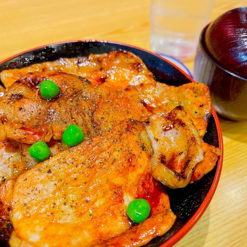 豚丼(豚丼のぶたはげ 帯広本店)
