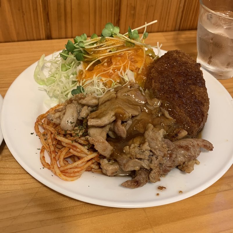 しょうが＆メンチカツライス(ワンポイント)