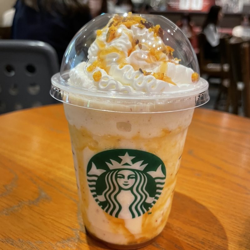 焼き芋フラペチーノ(スターバックスコーヒー エチカ池袋店)