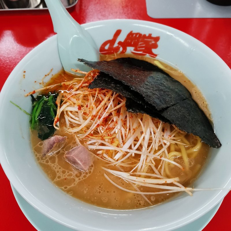 ピリ辛ネギラーメン (醤油)(山岡家 樽川店 （やまおかや）)