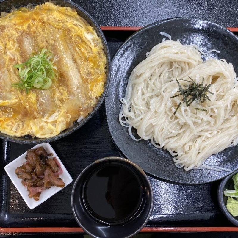 カツ丼定食（ザルそば）(肥前うどん 翔 （しょう）)