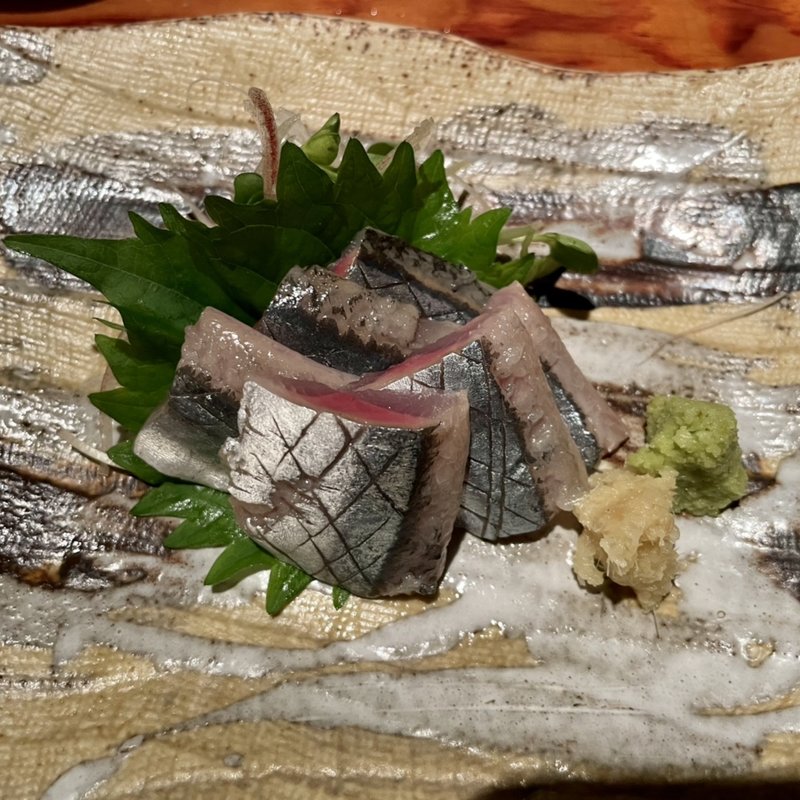 秋刀魚の刺身(魚猿 )
