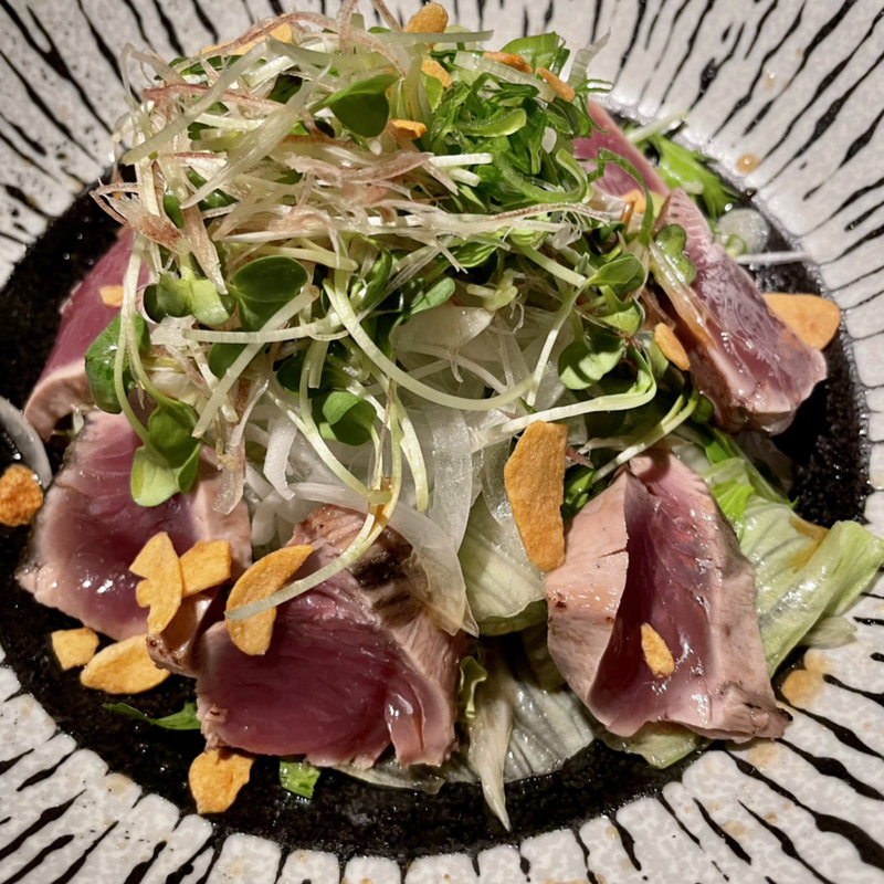 戻り鰹サラダ(魚猿 )