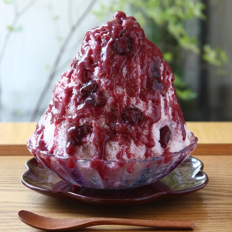 茄子と赤ワインのかき氷(麻布野菜菓子 )