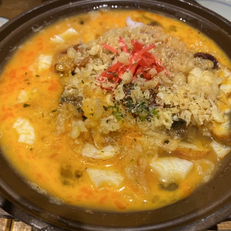 トロふわ五目天とじ(すしと天ぷら　四十八魚場)