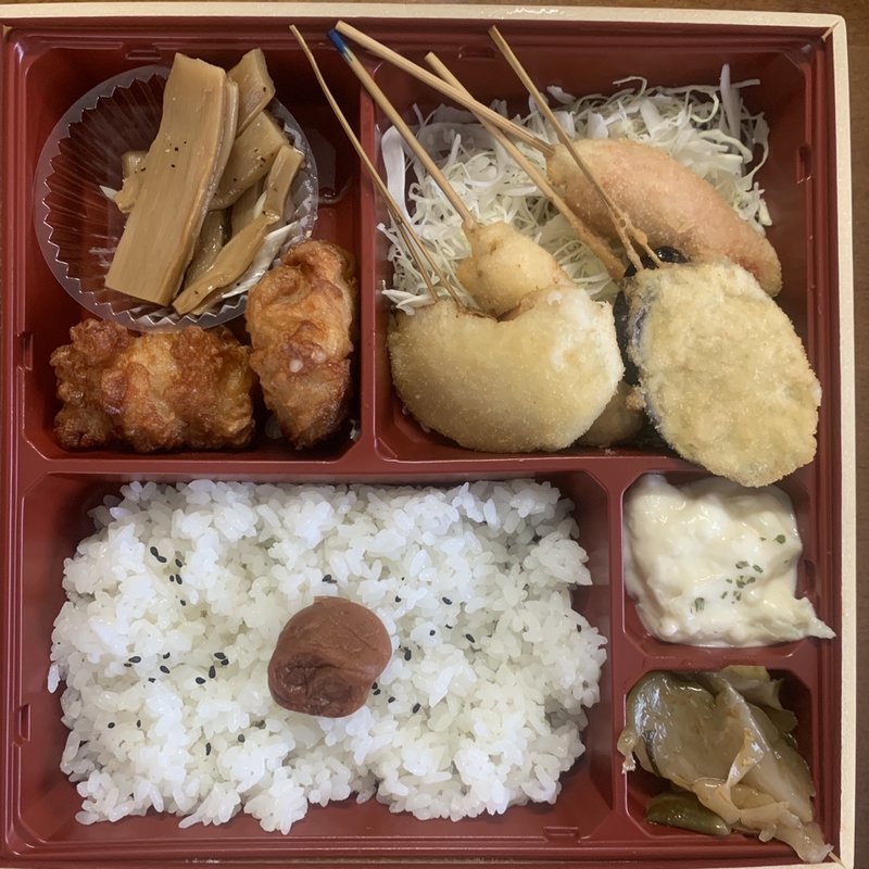 串かつとからあげ弁当(串かつ でんがな 立川南口店)