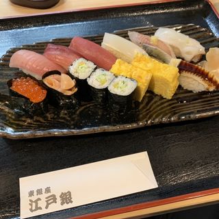 握り寿司定食(東銀座 江戸銀 )