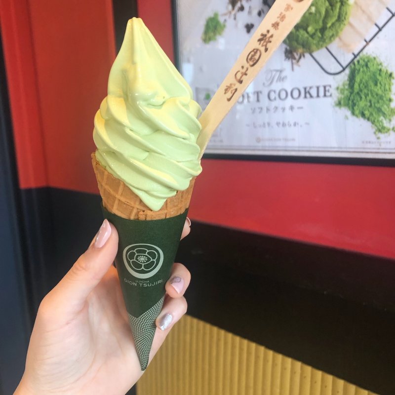 玄米茶ソフトクリーム(祇園辻利 東京スカイツリータウン・ソラマチ店)