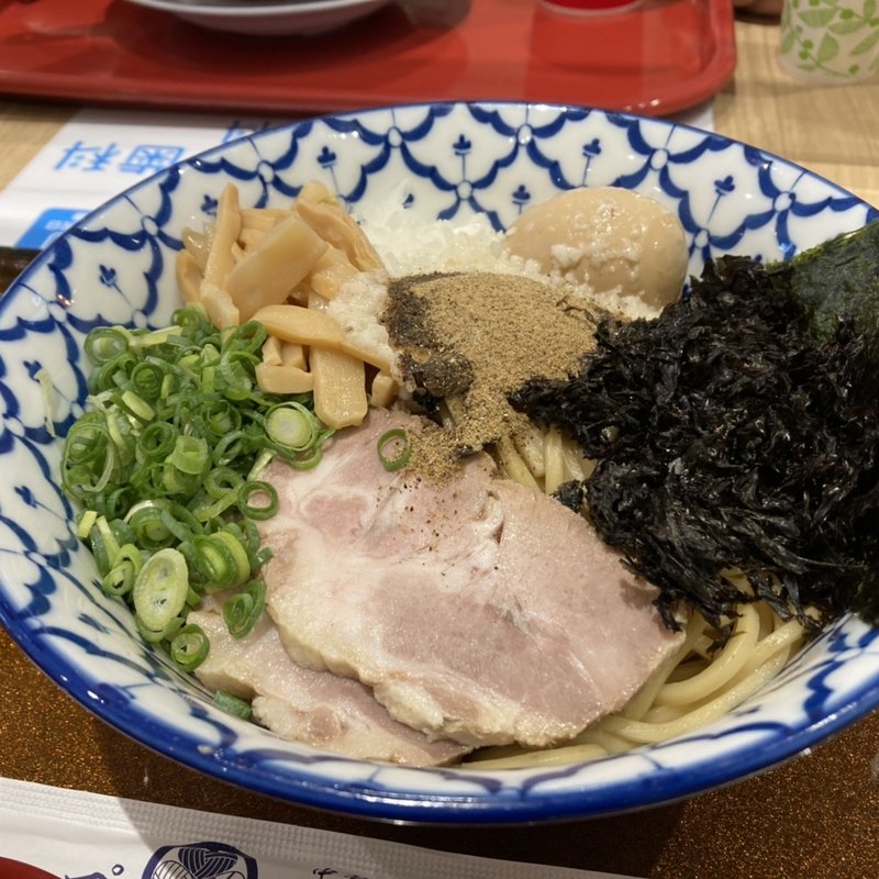 特製背脂煮干まぜそば(葵製麺 イオンモール川口店)