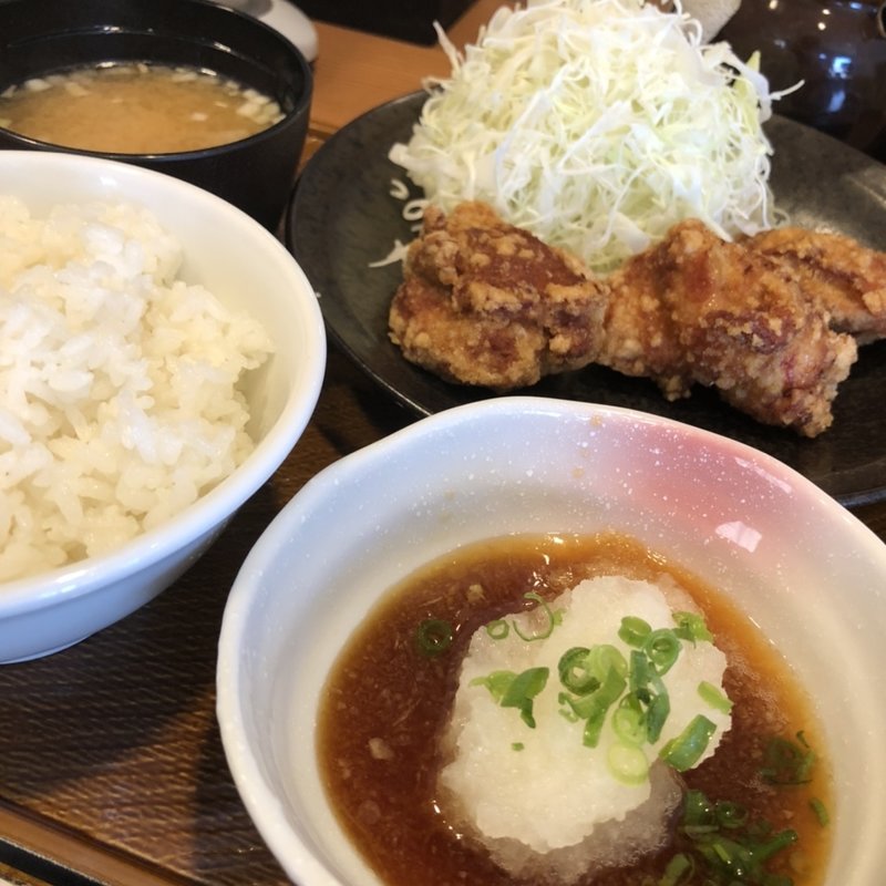 おろしから揚げ定食 3個(から好し 百舌鳥店)
