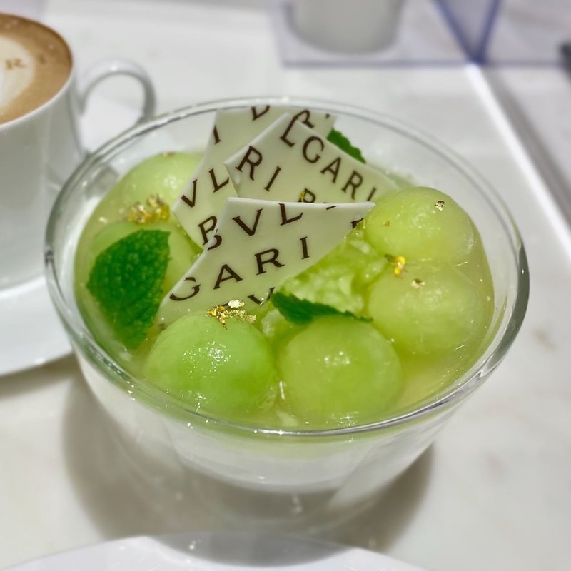 パンナコッタメロン(ブルガリ イル・カフェ 阪急うめだ本店)