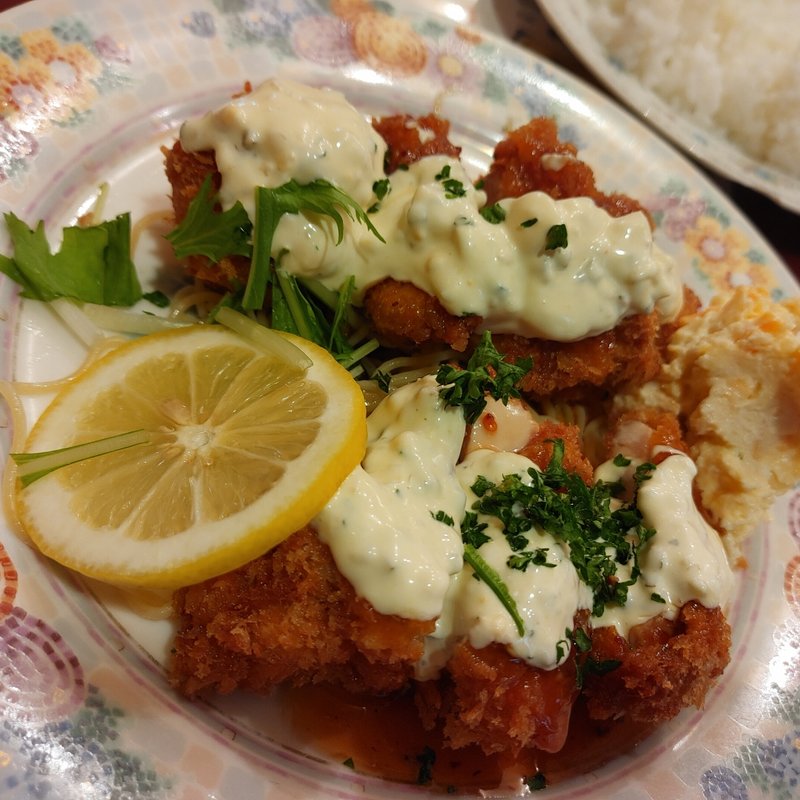 揚げたて甲州地鶏チキン南蛮フライ(ジジアンドババ)