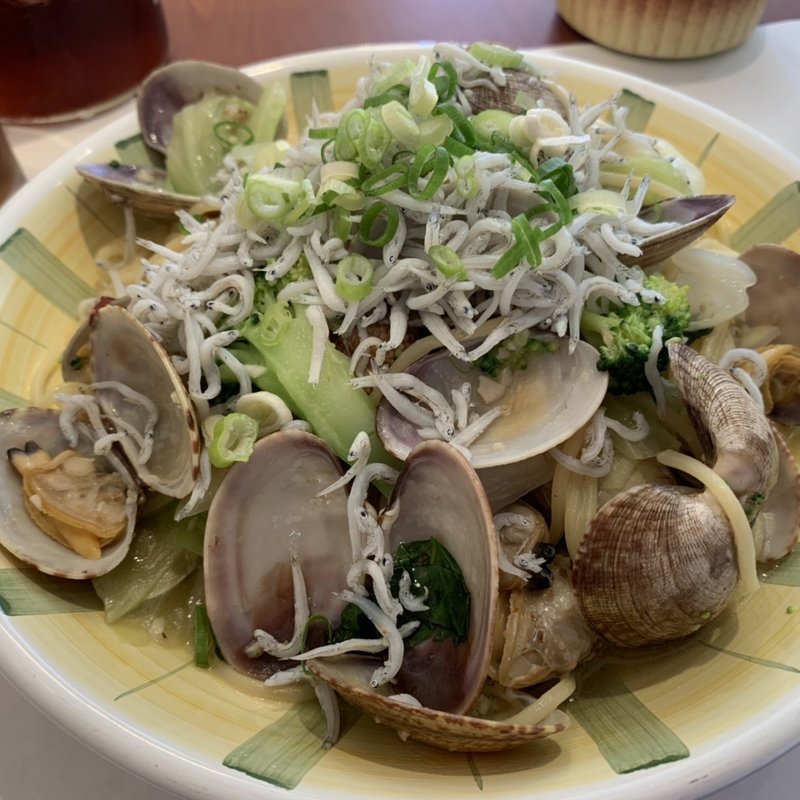 北海道あさりのビアンコスパゲッティ(タベルナ・パパ )