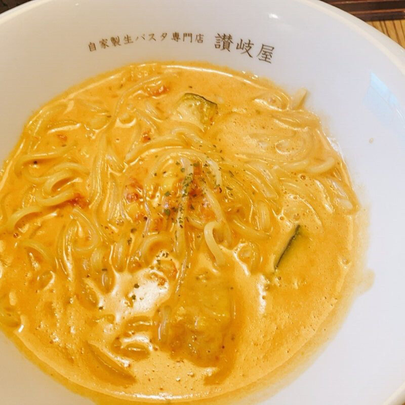 北海道十勝産甘栗カボチャとスイートコーンのトマトクリームソース(讃岐屋)