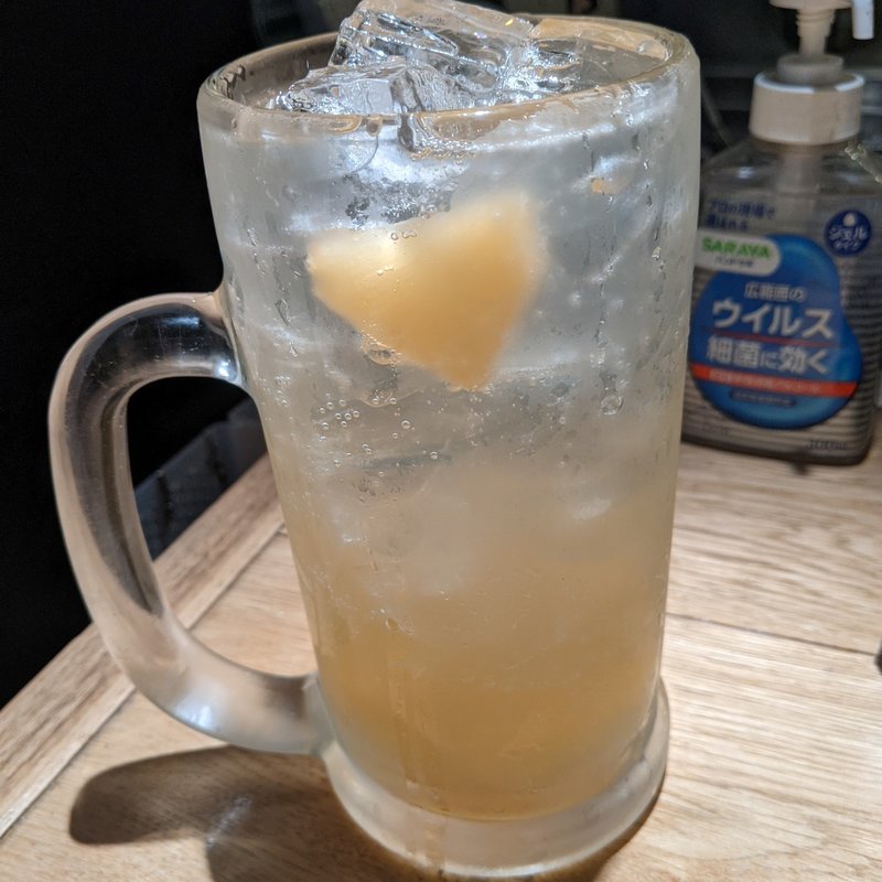 自家漬け生パインサワー(割烹酒場 いろり)