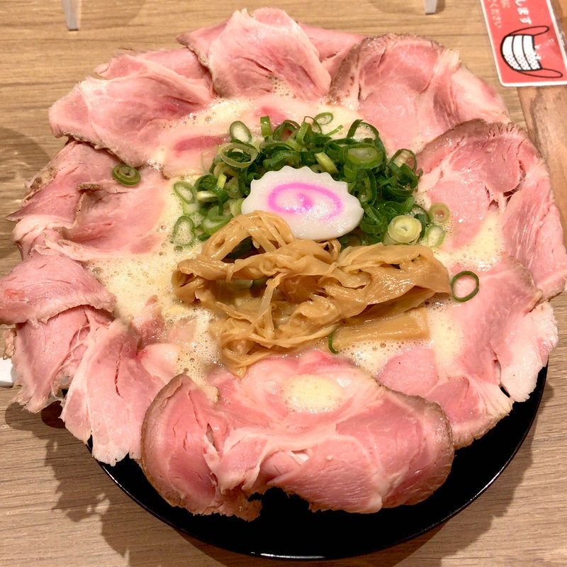 鶏そば（肉増し・大盛り）(鶏そば啜る 伏見はなれ)