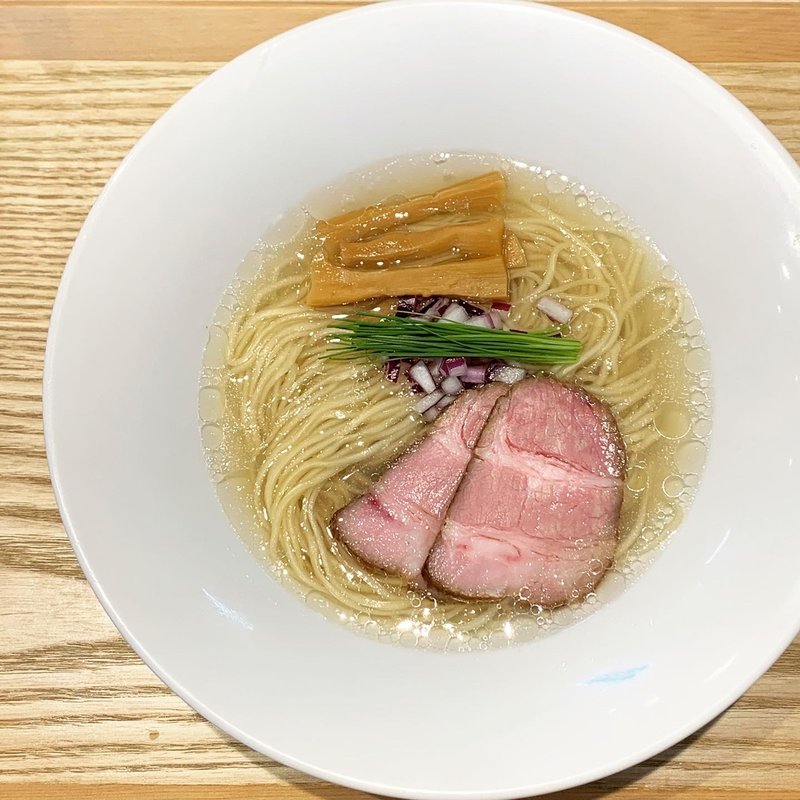 宍道湖しし中華そば 塩(宍道湖しじみ中華蕎麦 琥珀)