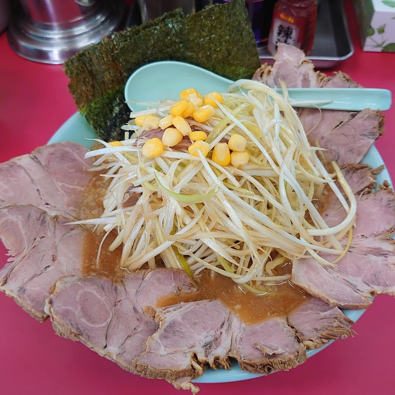 味噌ネギチャーシューメン＋ネギダブル(ラーメンショップ 石下店)