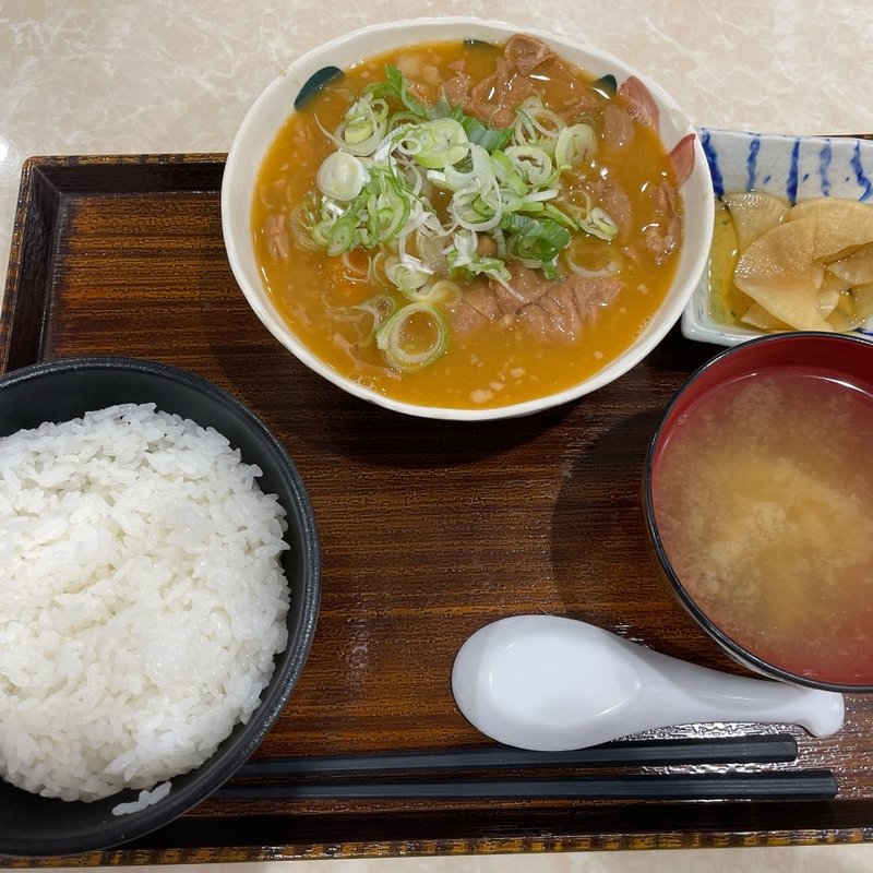 とろもつ煮定食大盛(とろもつ 大正屋)