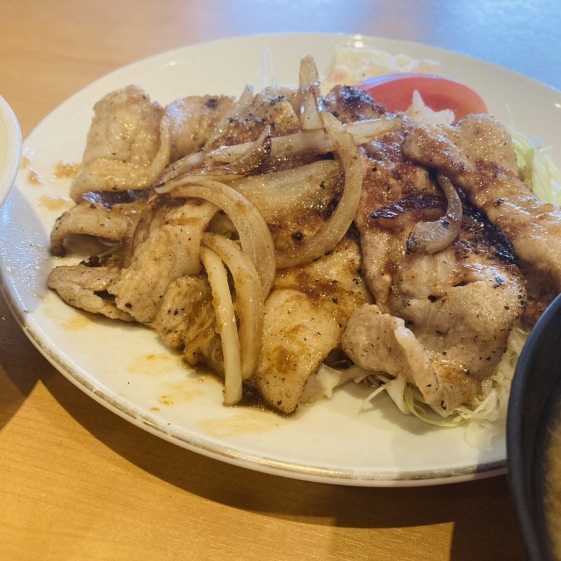 生姜焼き定食(小池寿司食堂)