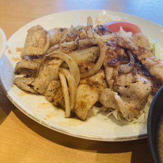 生姜焼き定食(小池寿司食堂)