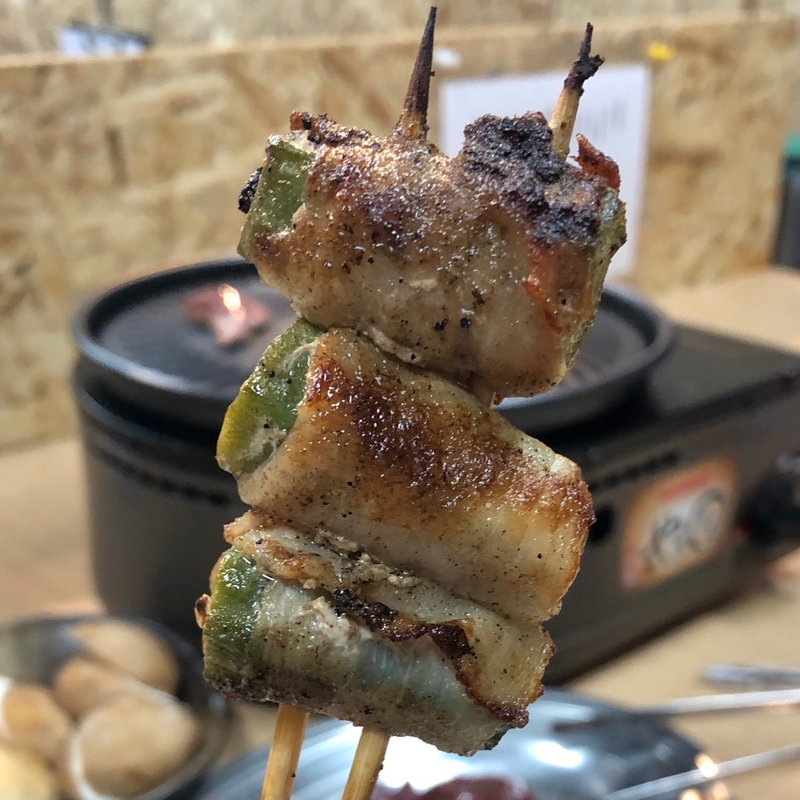 オクラ巻き(【やきとり持ち帰りと肉焼き酒場】炭焼きキッチン肉あらい原田店)