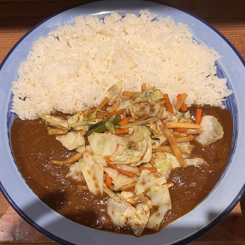 野菜炒めカレー(もうやんカレー赤坂店)