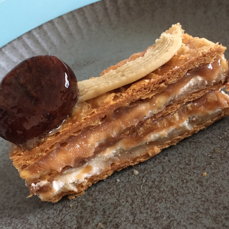 マロンのミルフィーユ(フランス菓子 パティシエ ショコラティエ イナムラショウゾウ )