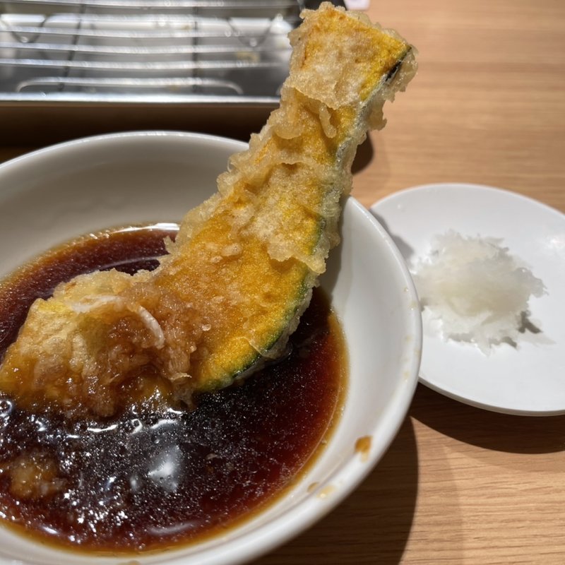 天ぷら定食(天麩羅処ひらお 天神アクロス福岡店)