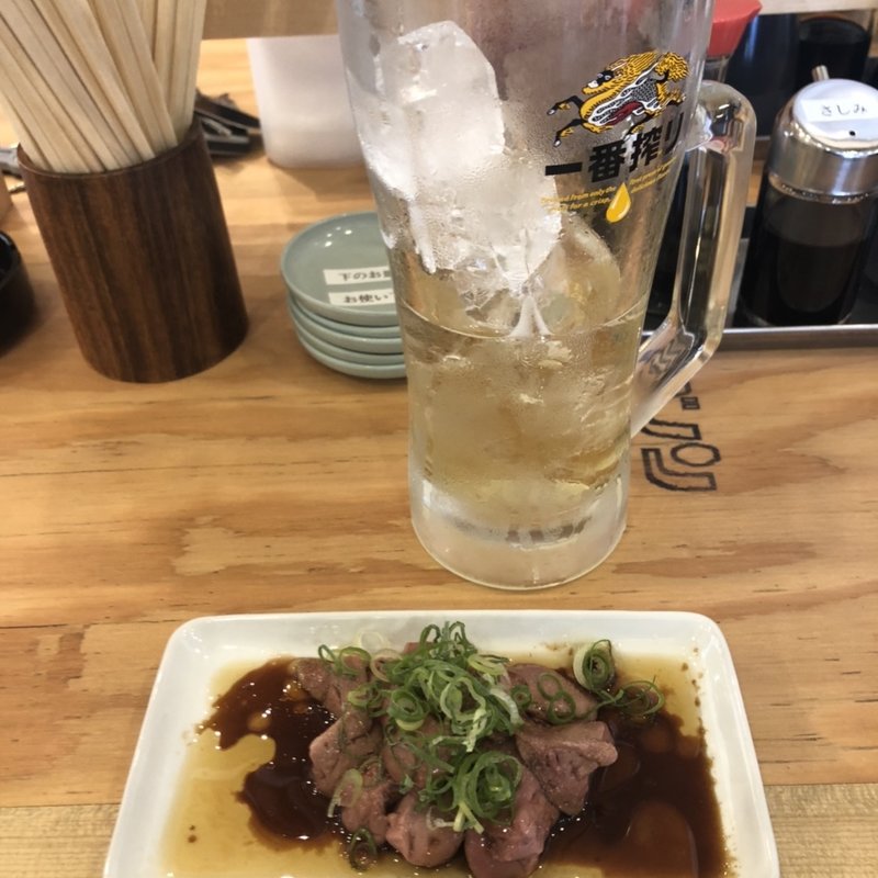 肝　ねっちり刺し(山陽ガード下食堂)