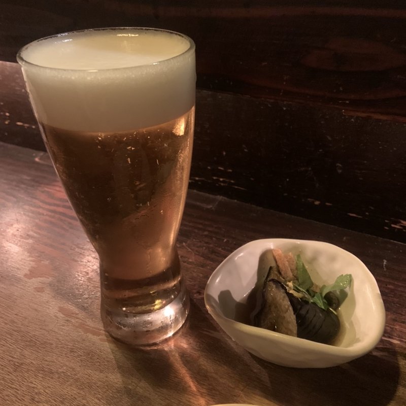 本日のお通し　茄子の煮浸し(日南 （にちなん）)