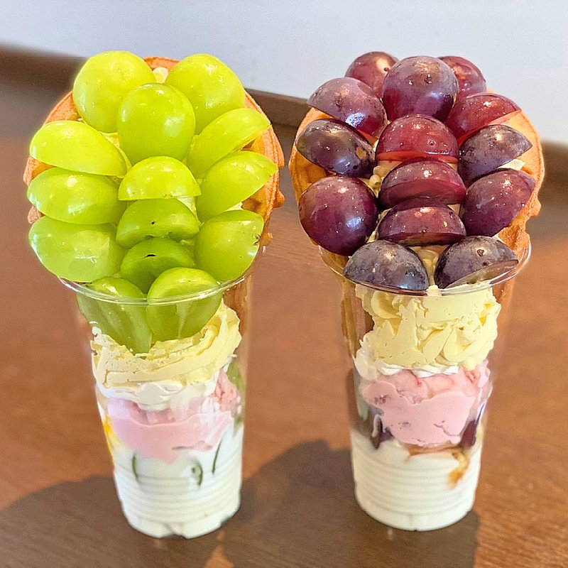 ぶどうパフェ（テイクアウト）(tres.f.b.c.)