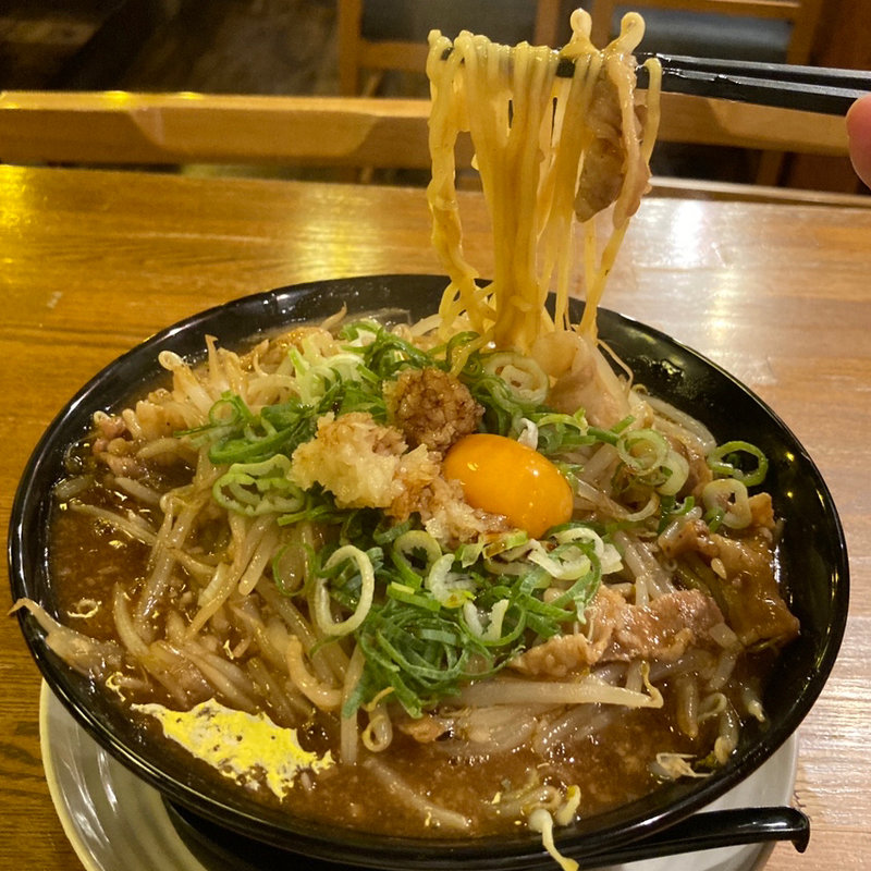 肉もやしあんかけラーメン(麺匠 えい蔵 多摩センター店)