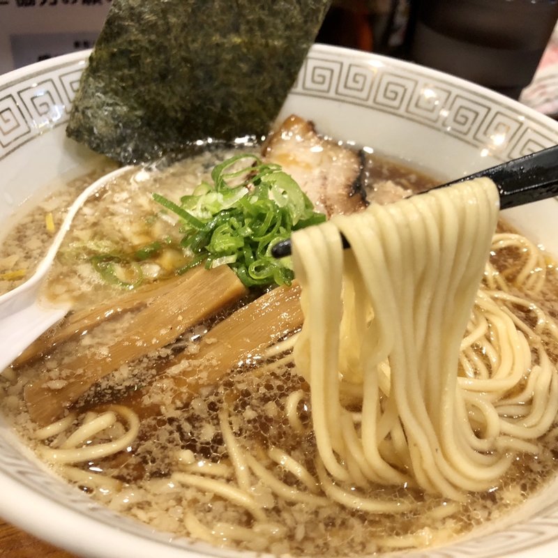 背脂煮干しそば(拉麺瑞笑)