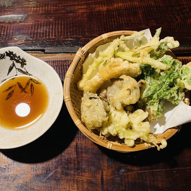 榛名山コース天ぷら盛り合わせ(魚籠屋 （びくや）)