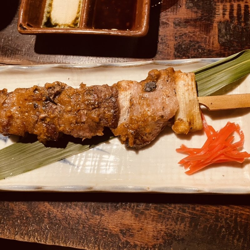 猪豚の串焼き(魚籠屋 （びくや）)