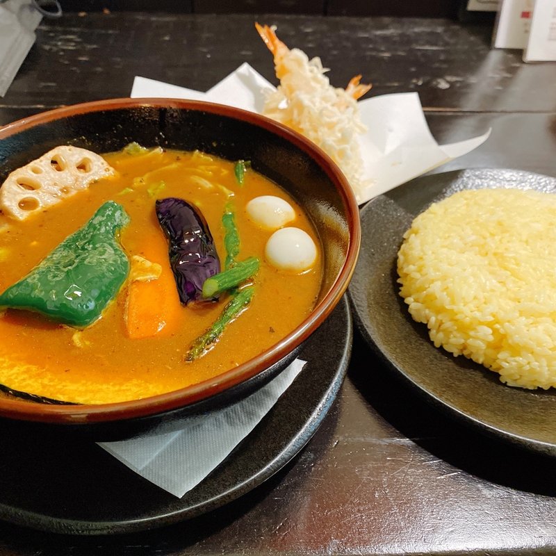 　　　ウダン（エビ天２本）(アジアンバー ラマイ  旭川豊岡店 )