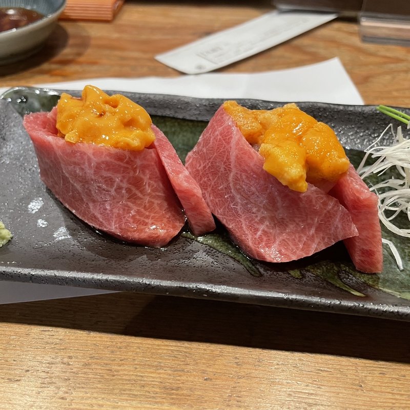 大トロうに軍艦(寿司 鮪家)