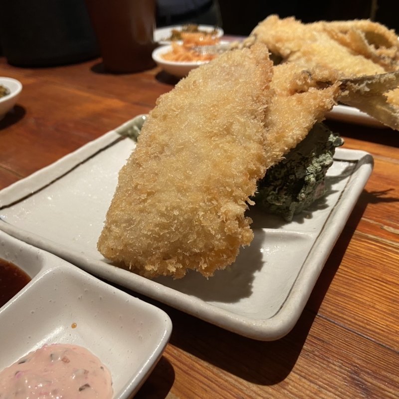 アジフライ(麺や おの食堂)