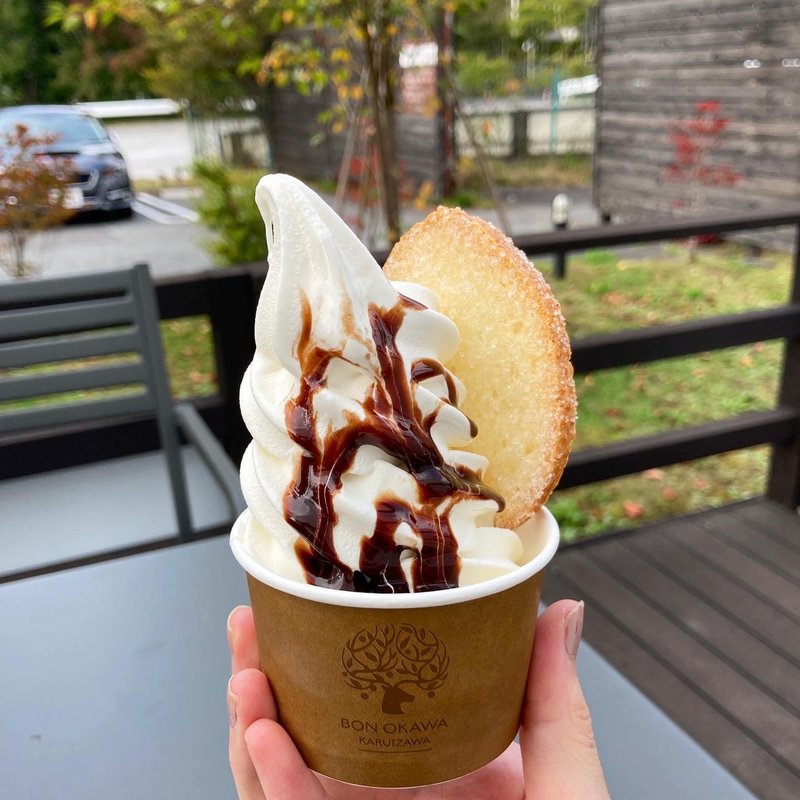 プレミアムソフトクリーム(軽井沢チョコレートファクトリー )