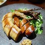 羊ソーセージ、豚の大腸、鴨タン(南方中華料理 南三)